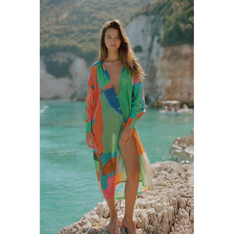 g.kero ROBE CAPRI MOSAICA VERDE