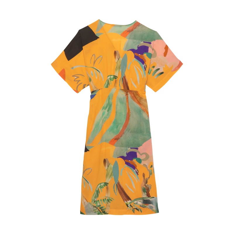 G.kero Robe Dancing Wood Orange