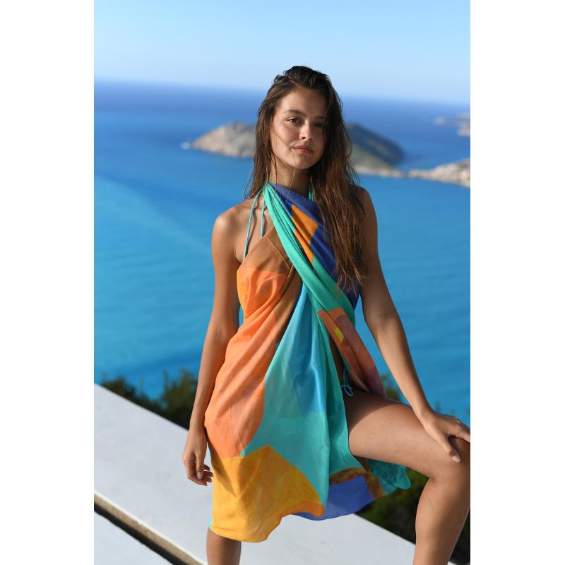 g.kero ROSE BLEU VERT PAREO