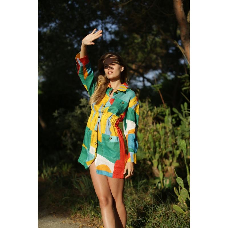 G.kero Saharienne Yellow Red Green