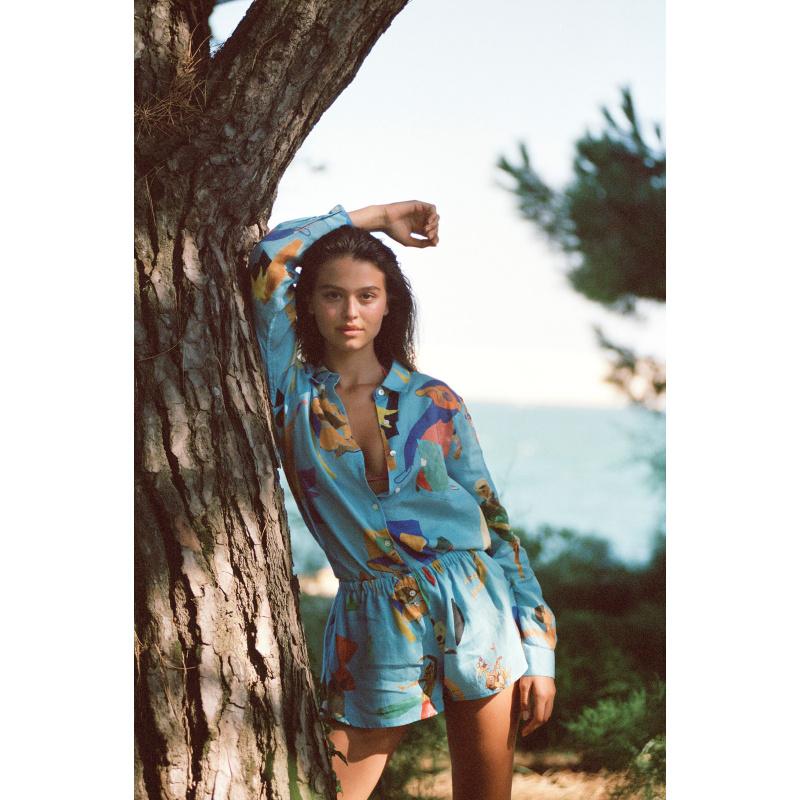 g.kero SHORT EN LIN MUSIC CUT SKY