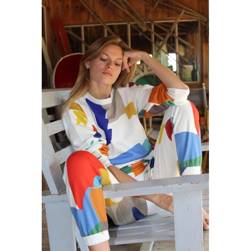 G.kero Sweat Shirt Big Color