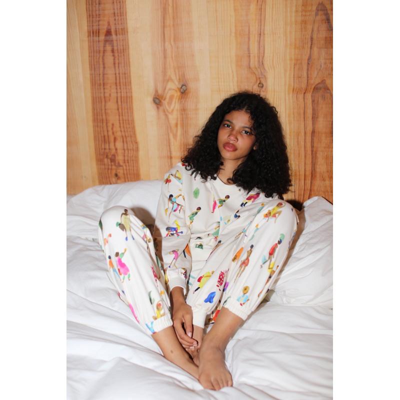 G.kero SWEAT-SHIRT BLOTCHED PEOPLE