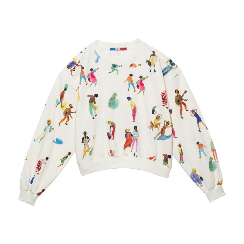 G.kero SWEAT-SHIRT BLOTCHED PEOPLE