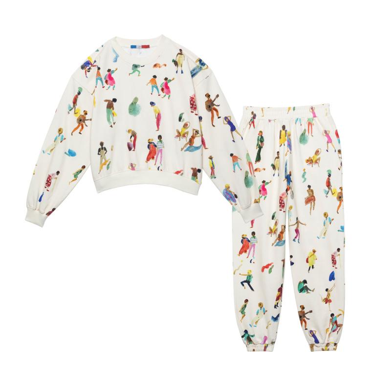 G.kero SWEAT-SHIRT BLOTCHED PEOPLE