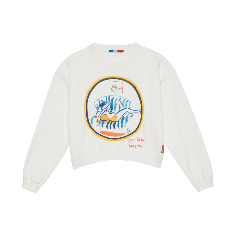 G.kero SWEAT-SHIRT LAZY ME