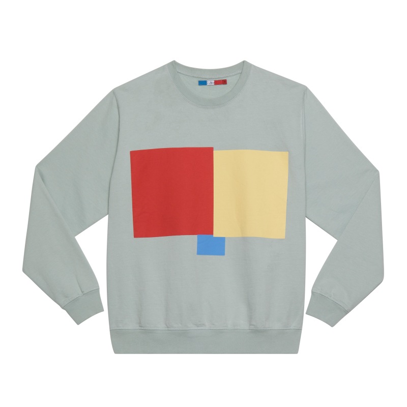 g.kero SWEAT-SHIRT ORAGE CLAIR GÉOMÉTRIQUE