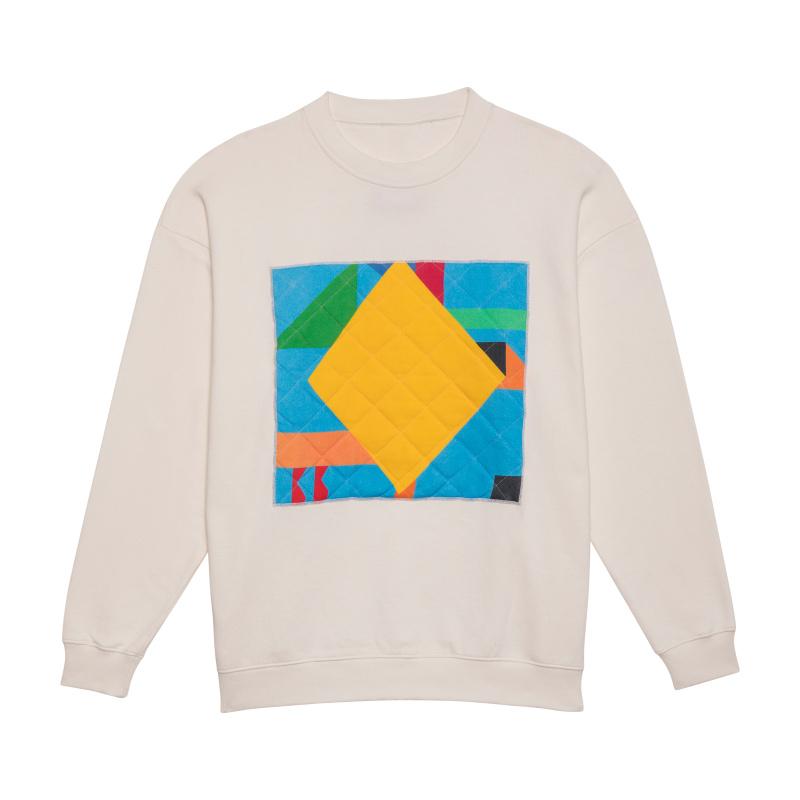 G.kero SWEAT-SHIRT OVERSIZE PATCHWORK