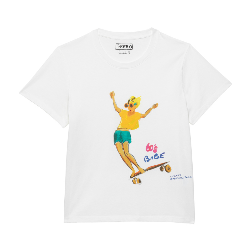 g.kero TEE SHIRT 60'S BABE