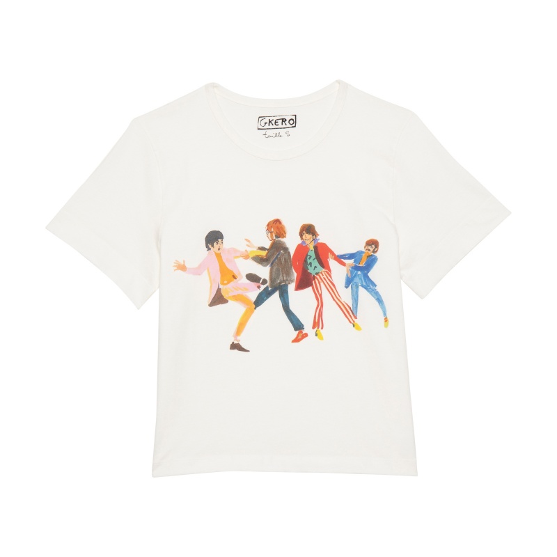 G.kero Tee Shirt BEATLES PLAYING