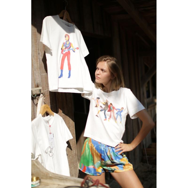 g.kero Tee shirt BEATLES PLAYING