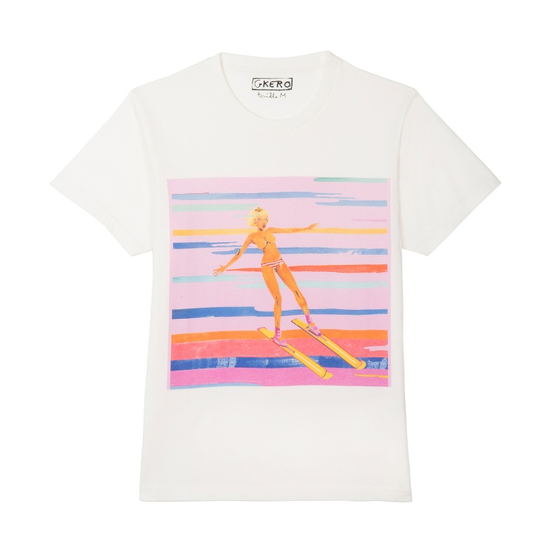 G.kero TEE SHIRT SKY NAUGHTY PINK