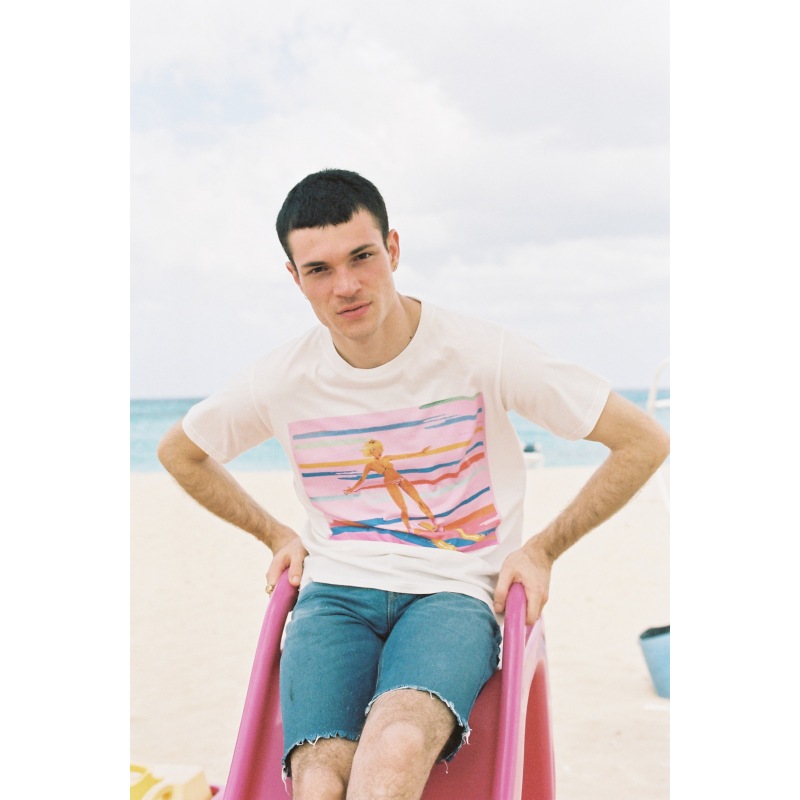 g.kero TEE SHIRT SKY NAUGHTY PINK