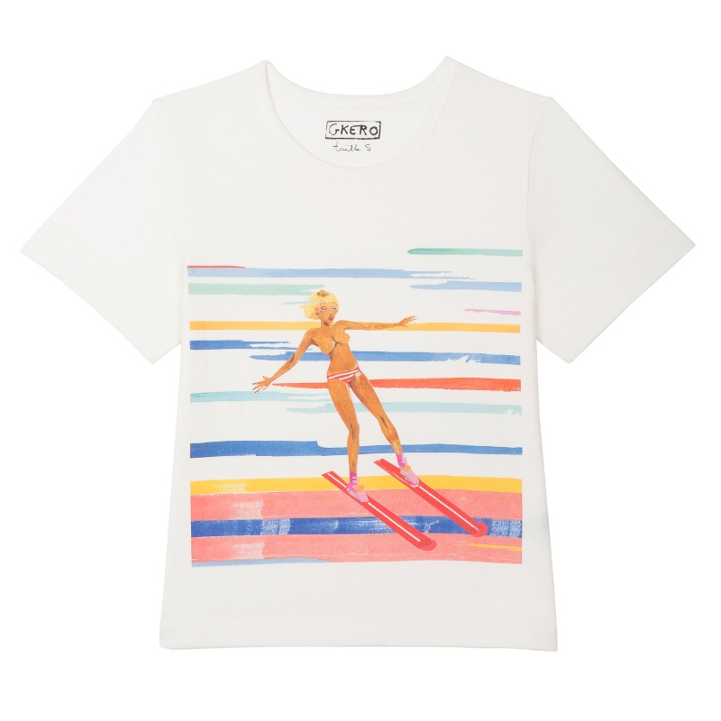 g.kero TEE SHIRT Sky Naughty