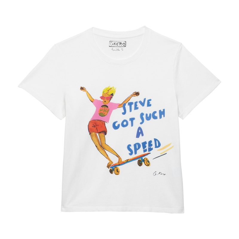 G.kero TEE SHIRT STEVE GOT SUCH A SPEED