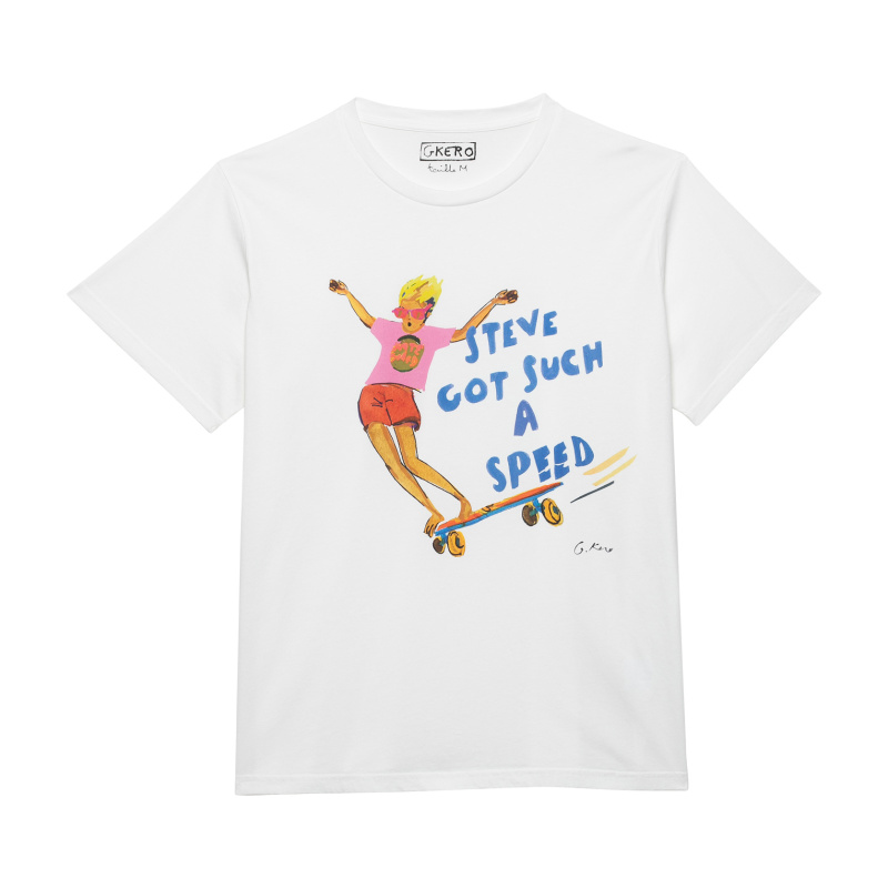 g.kero TEE SHIRT STEVE GOT SUCH A SPEED