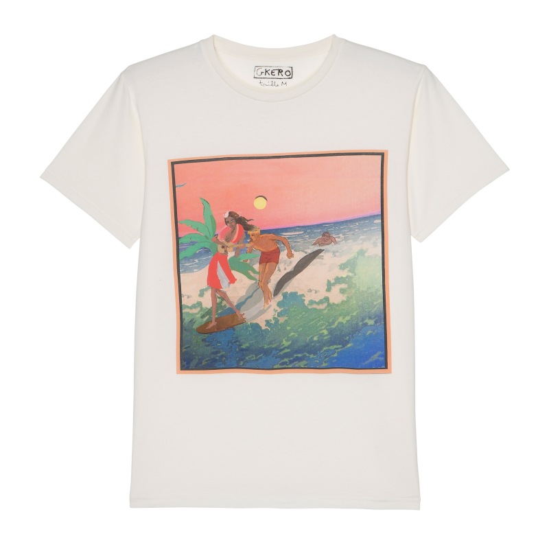 g.kero TEE SHIRT SUNSET PINK