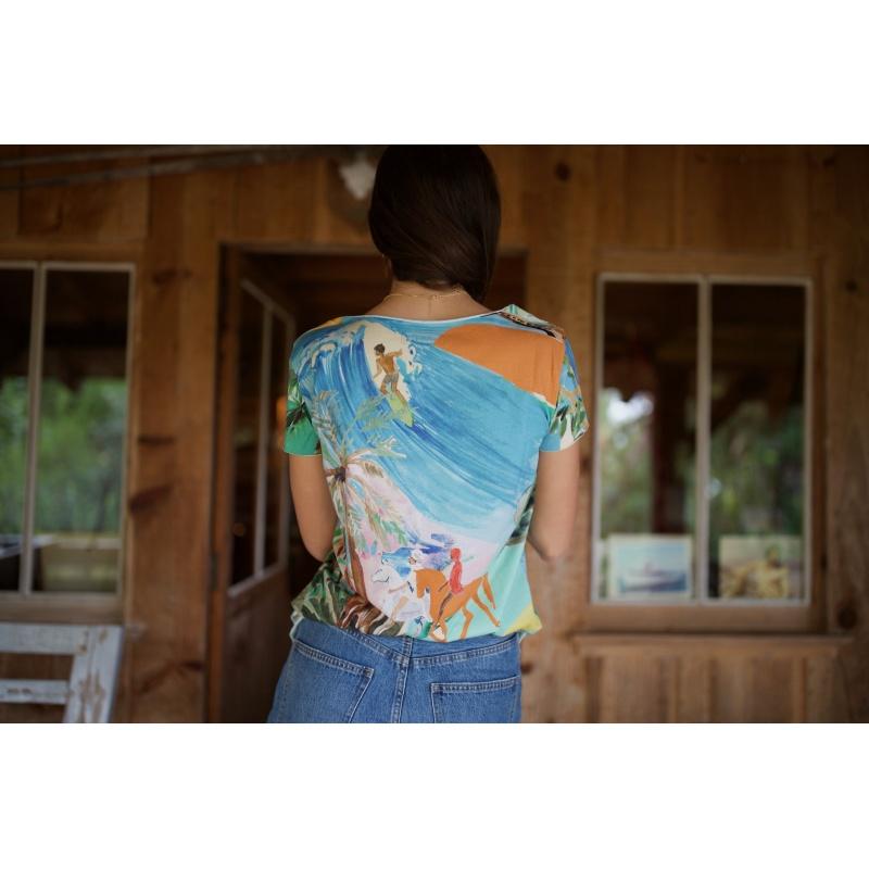 G.kero TEE SHIRT Surf Color