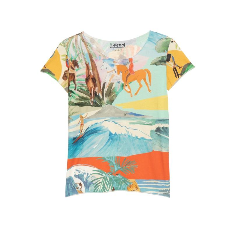 G.kero TEE SHIRT Surf Color