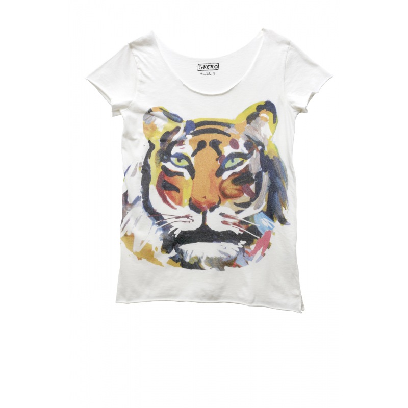 G.kero TEE SHIRT Tiger Head
