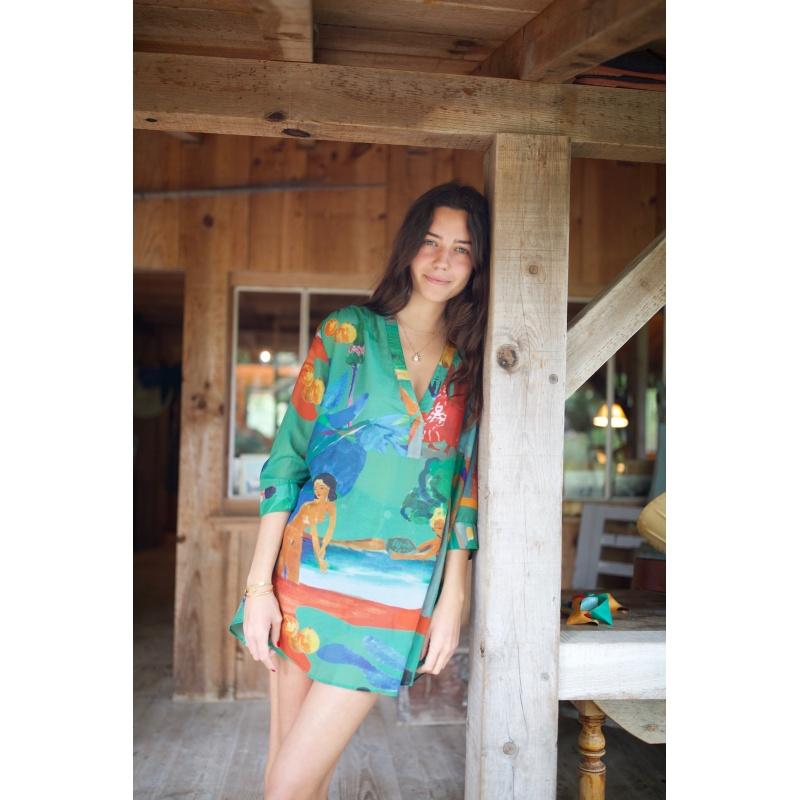 G.kero Tunique Belle De Nuit Green