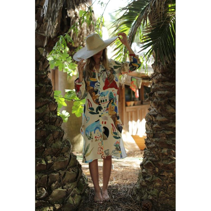 g.kero Tunique Le Bain Fleuri