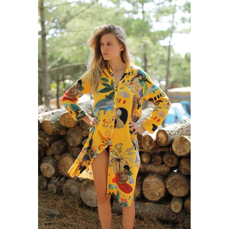 G.kero Tunique Le Bain Jaune