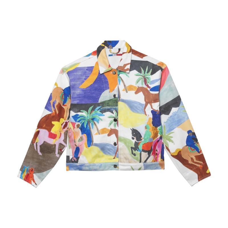 G.kero VESTE EN JEAN CAVALIERS
