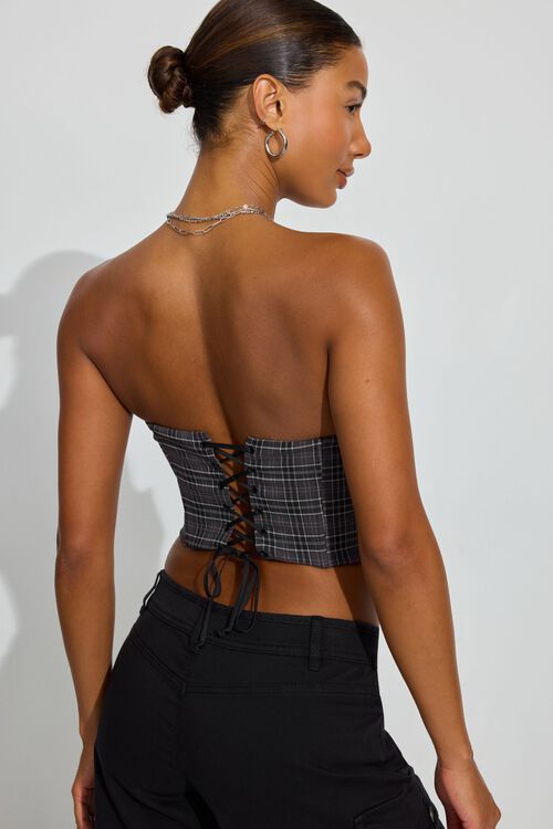 Garage Bustier Sans Bretelles à Bordure En Dentelle