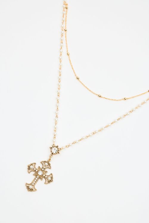 Garage Ensemble De 2 Colliers Rosaires à Perles Et Croix