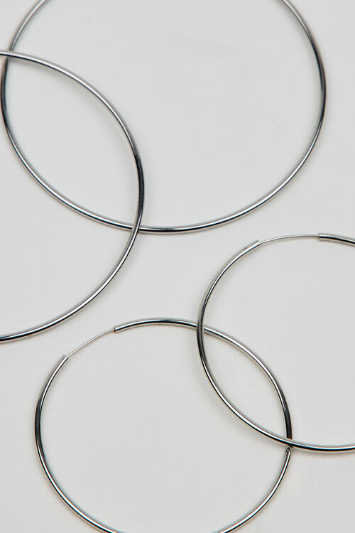 Garage Ensemble De 2 Paires D'anneaux Minces De Base