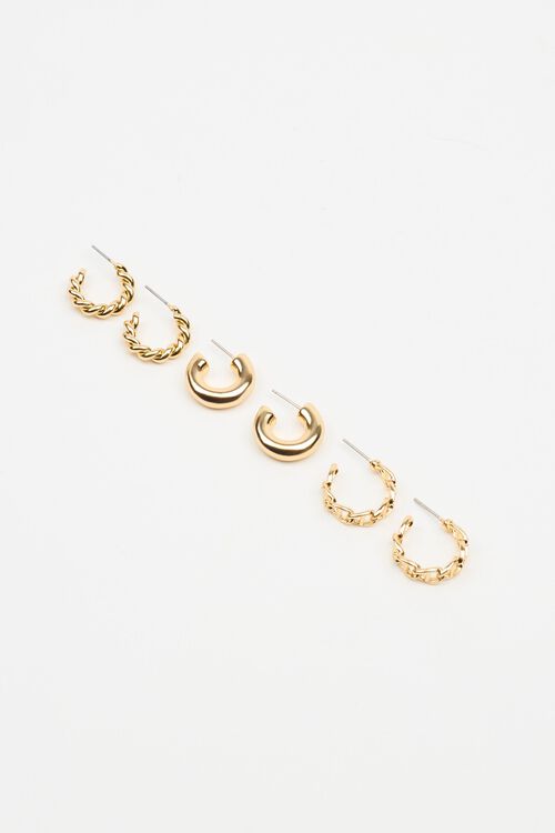 Garage Ensemble De 3 Boucles D’oreilles Avec Torsades Et Chaînes