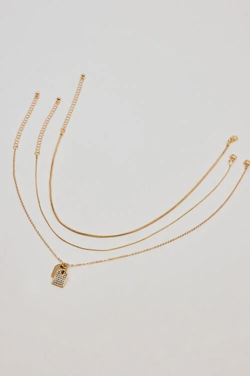 Garage Ensemble De 3 Colliers Avec Plaquettes D’identité