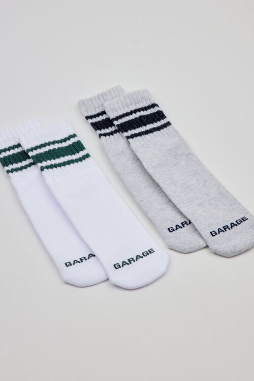 Garage 2 Paires De Chaussettes Courtes Froncées