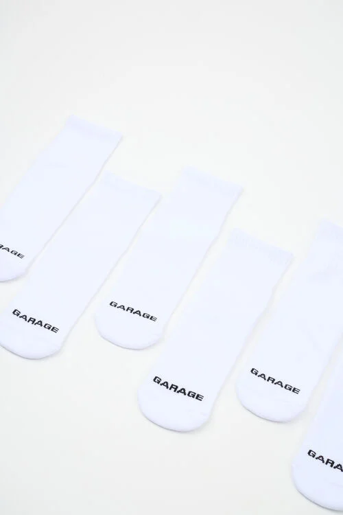 Garage 3 Paires De Chaussettes à Logo Garage
