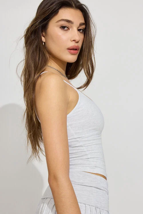 Garage Cami Sleek En Coton à Col En V