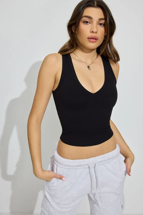 Garage Camisole Sleek à Col En V Profond