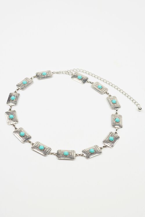 Garage Ceinture Western à Carrés En Métal