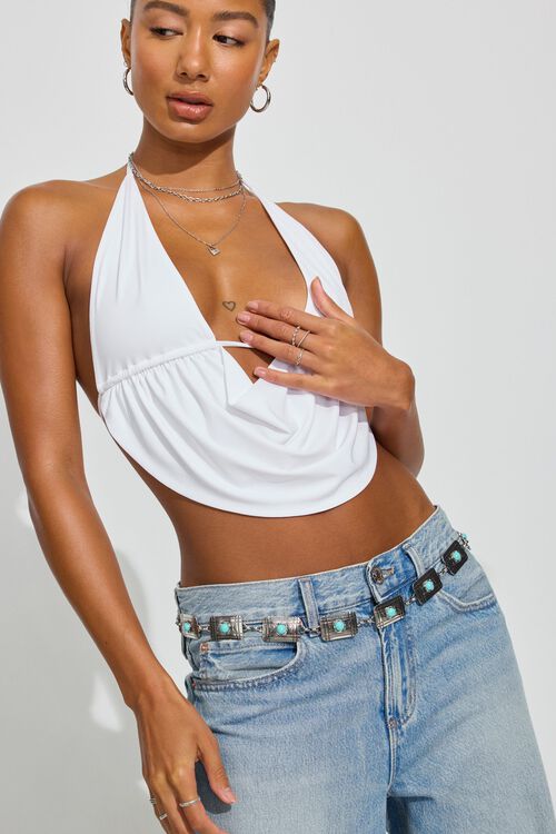 garage Ceinture western à carrés en métal