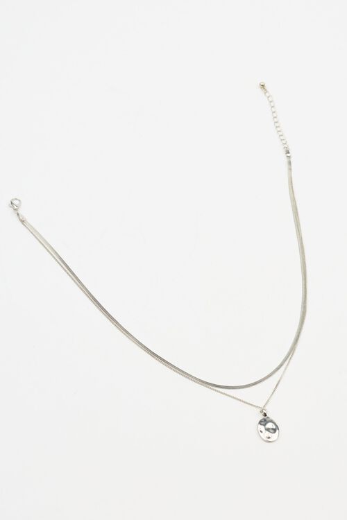 Garage Chaîne Double à Médaillon Classique