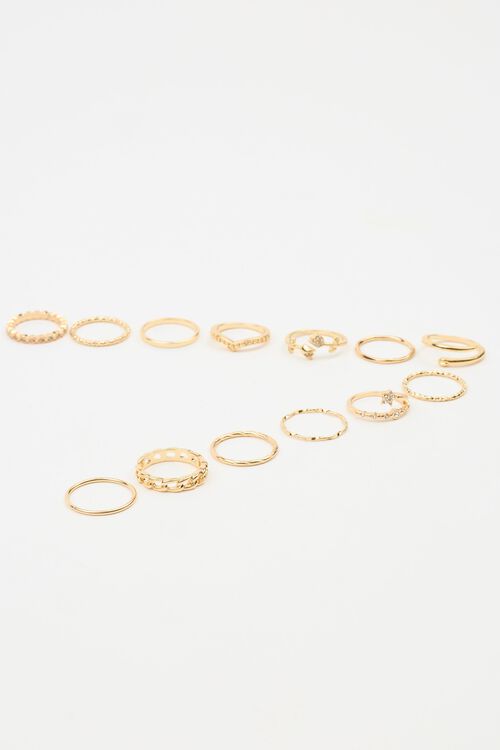 Garage Ensemble De 10 Bagues à Pierres Et étoile