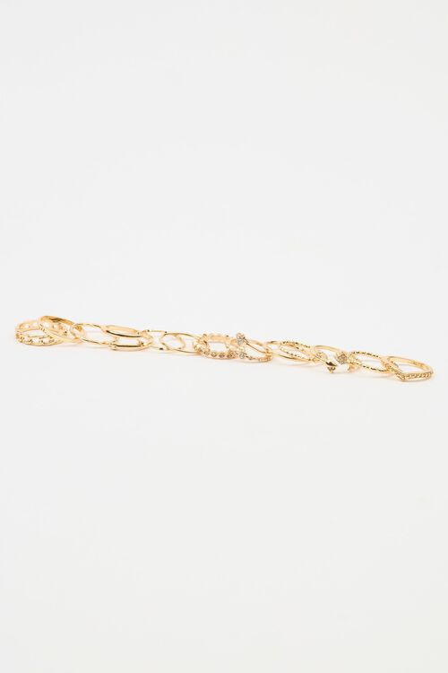 Garage Ensemble De 10 Bagues à Pierres Et étoile