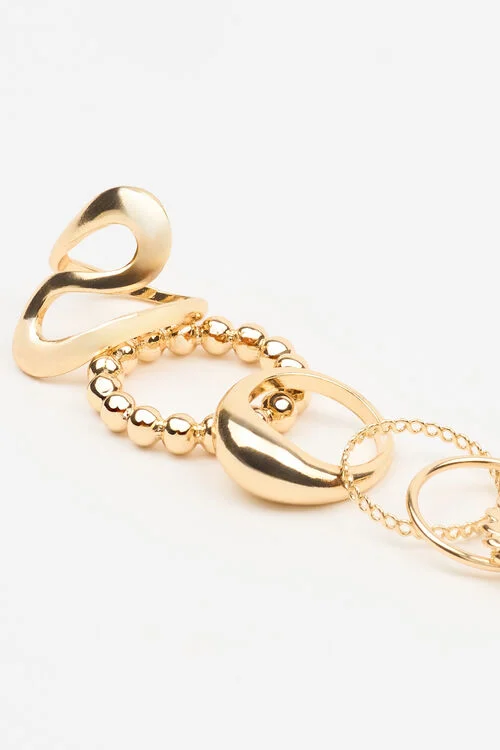 Garage Ensemble De 11 Bagues Abstraites