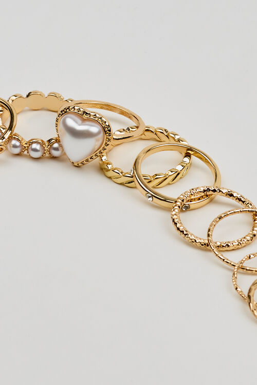 Garage Ensemble De 14 Bagues Délicates Et à Cœur