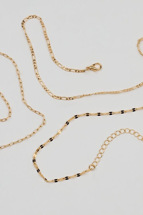 Garage Ensemble De 3 Chaînes De Cheville Délicates