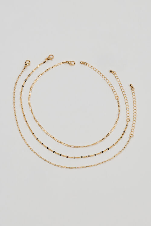 Garage Ensemble De 3 Chaînes De Cheville Délicates