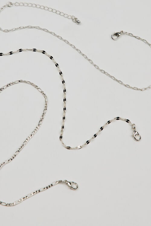 garage Ensemble de 3 chaînes de cheville délicates