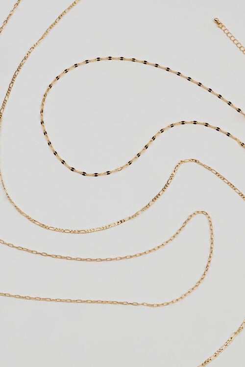 Garage Ensemble De 3 Chaînes De Ventre Délicates