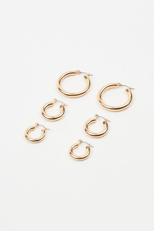 Garage Ensemble De 3 Paires D’anneaux D’oreilles