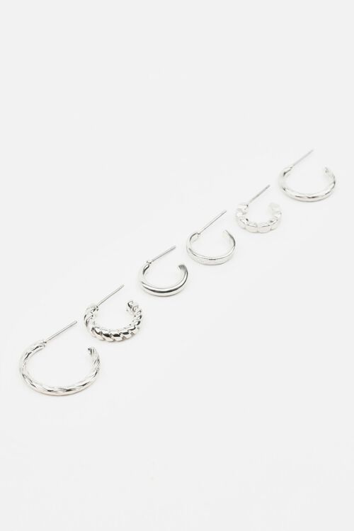 Garage Ensemble De 6 Paires D’anneaux Texturés